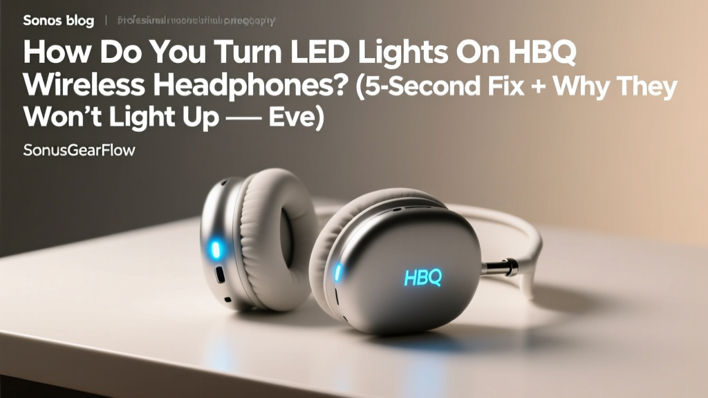 How Do You Turn LED Lights On HBQ Wireless Headphones? (5-Second Fix + Why They Won’t Light Up — Even After Charging)
