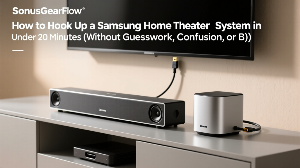 How to Hook Up a Samsung Home Theater System in Under 20 Minutes (Without Guesswork, Confusion, or Buying the Wrong Cables)