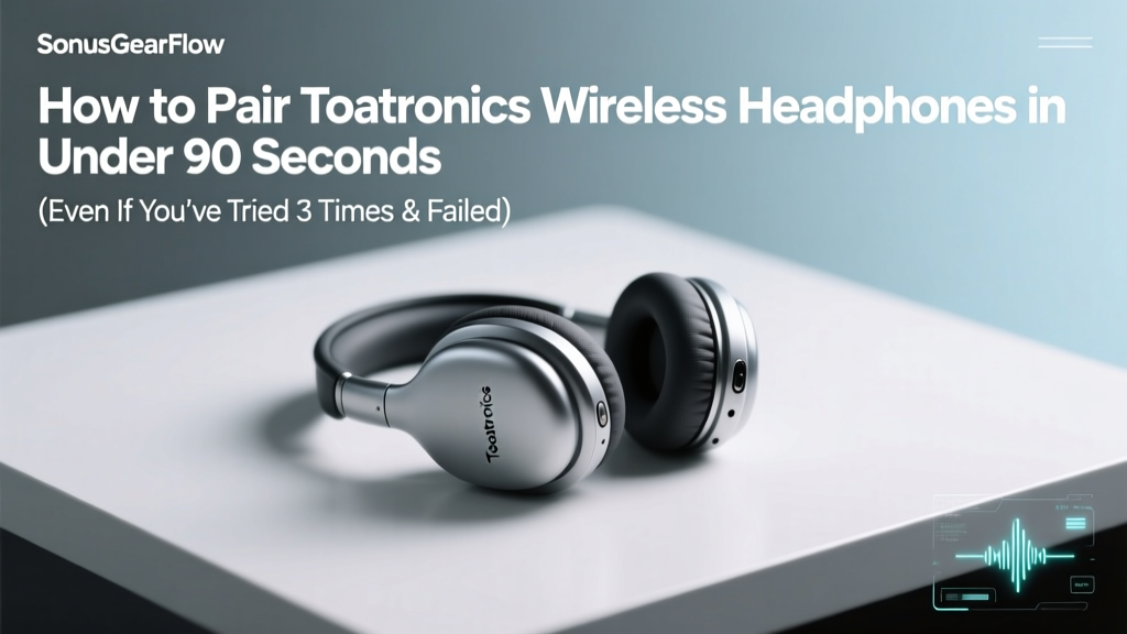 How to Pair Toatronics Wireless Headphones in Under 90 Seconds (Even If You’ve Tried 3 Times & Failed — Here’s the Exact Button Combo That Works Every Time)