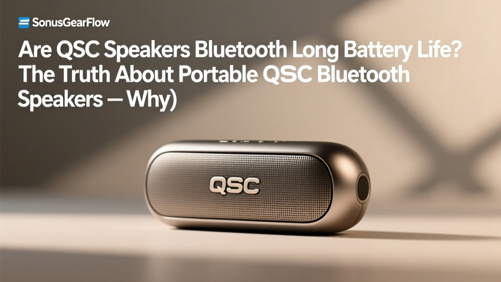 Are QSC Speakers Bluetooth Long Battery Life? The Truth About Portable QSC Bluetooth Speakers — Why Most Pros Skip Them (And What to Use Instead)
