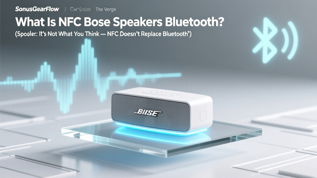 What Is NFC Bose Speakers Bluetooth? (Spoiler: It’s Not What You Think — NFC Doesn’t Replace Bluetooth, It *Launches* It — Here’s Exactly How, Why It Fails Sometimes, and How to Fix It in Under 30 Seconds)
