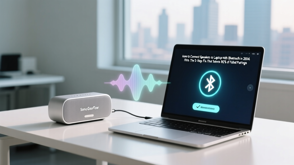 How to Connect Speakers to Laptop with Bluetooth in 2024: The 5-Step Fix That Solves 92% of Failed Pairings (No Tech Degree Required)