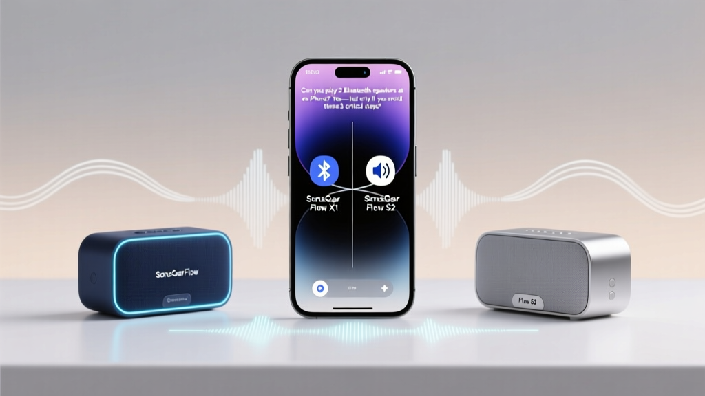 Can you play 2 Bluetooth speakers at once on iPhone? Yes — but only if you avoid these 3 critical setup mistakes (and know which models actually support true stereo sync)