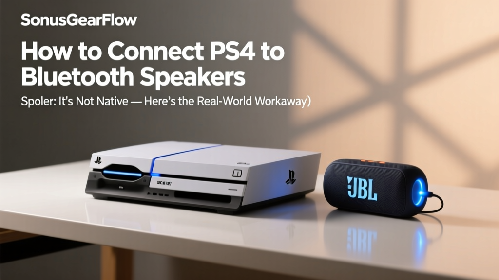 How to Connect PS4 to Bluetooth Speakers (Spoiler: It’s Not Native — Here’s the Real-World Workaround That Actually Works in 2024 Without Lag, Dropouts, or $200 Adapters)