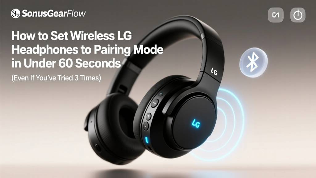 How to Set Wireless LG Headphones to Pairing Mode in Under 60 Seconds (Even If You’ve Tried 3 Times & Failed)