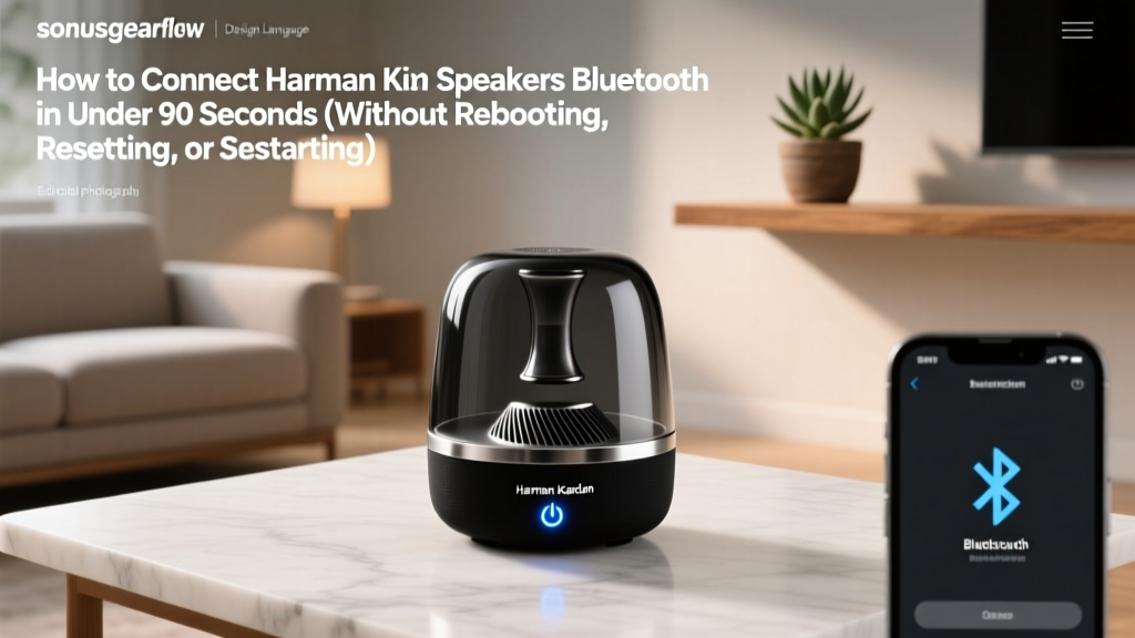 How to Connect Harman Kardon Speakers Bluetooth in Under 90 Seconds (Without Rebooting, Resetting, or Losing Your Music Queue)