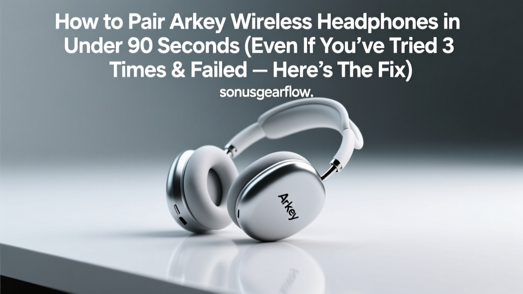 How to Pair Arkey Wireless Headphones in Under 90 Seconds (Even If You’ve Tried 3 Times & Failed — Here’s the Exact Button Combo Your Manual Missed)