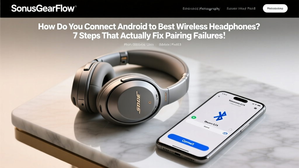 How Do You Connect Android to Best Wireless Headphones? 7 Steps That Actually Fix Pairing Failures (Not Just 'Turn Bluetooth On')
