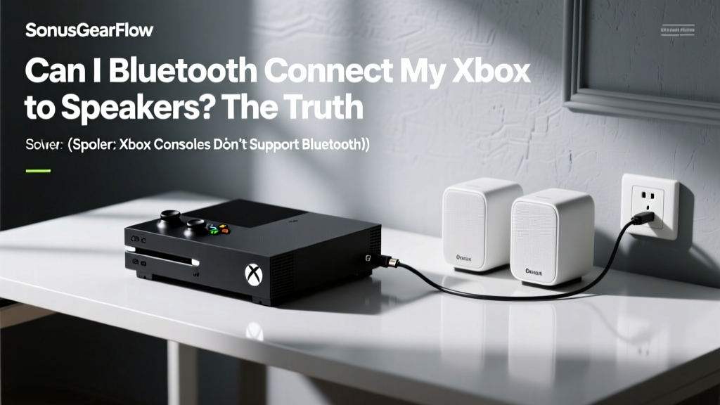 Can I Bluetooth Connect My Xbox to Speakers? The Truth (Spoiler: Xbox Consoles Don’t Support Bluetooth Audio Out — Here’s Exactly What Works Instead)