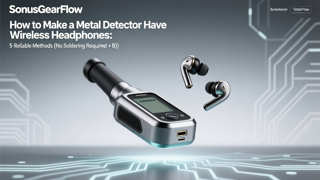 How to Make a Metal Detector Have Wireless Headphones: 5 Reliable Methods (No Soldering Required + Bluetooth Latency Fixes You’re Missing)