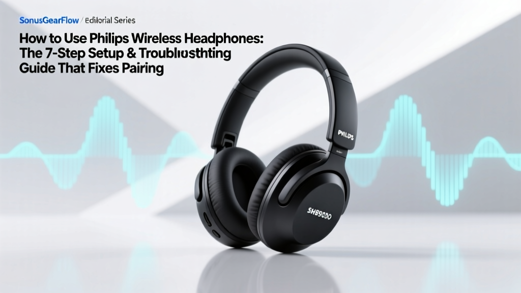 How to Use Philips Wireless Headphones: The 7-Step Setup & Troubleshooting Guide That Fixes Pairing Failures, Battery Anxiety, and Sound Dropouts in Under 90 Seconds (No Manual Needed)