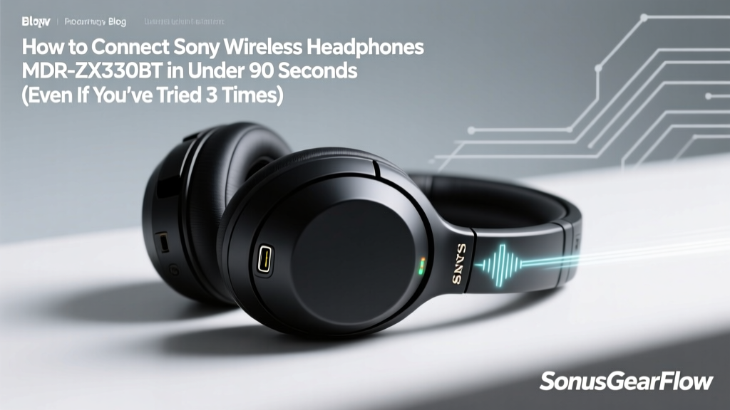How to Connect Sony Wireless Headphones MDR-ZX330BT in Under 90 Seconds (Even If You’ve Tried 3 Times & Failed)