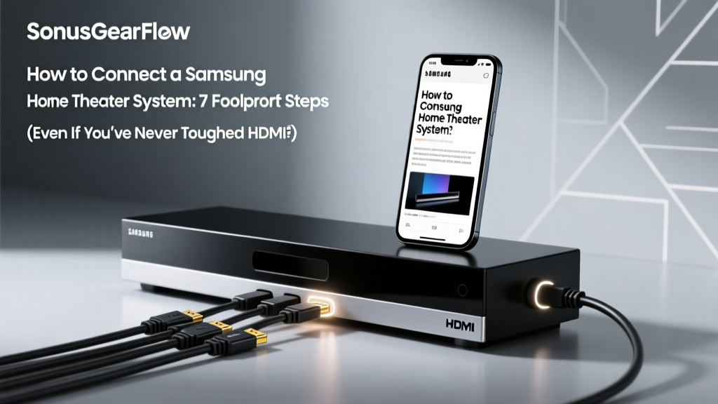 How to Connect a Samsung Home Theater System: 7 Foolproof Steps (Even If You’ve Never Touched HDMI ARC or Optical Before)