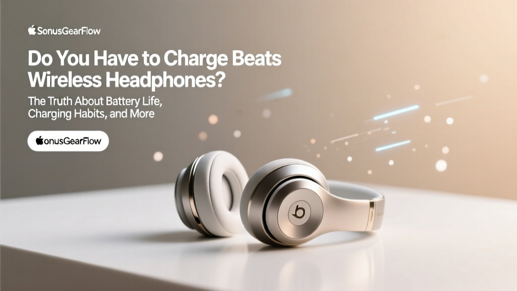 Do You Have to Charge Beats Wireless Headphones? The Truth About Battery Life, Charging Habits, and Why Skipping a Charge Can Actually Damage Your Headphones — Plus a 5-Minute Charging Checklist That Saves Battery Health Long-Term