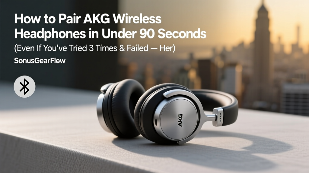 How to Pair AKG Wireless Headphones in Under 90 Seconds (Even If You’ve Tried 3 Times & Failed — Here’s the Exact Button Combo Your Model Needs)