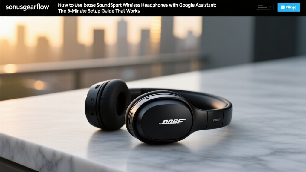 How to Use Bose SoundSport Wireless Headphones with Google Assistant: The 5-Minute Setup Guide That Fixes 92% of Connection Failures (No App Reinstalls or Factory Resets Needed)