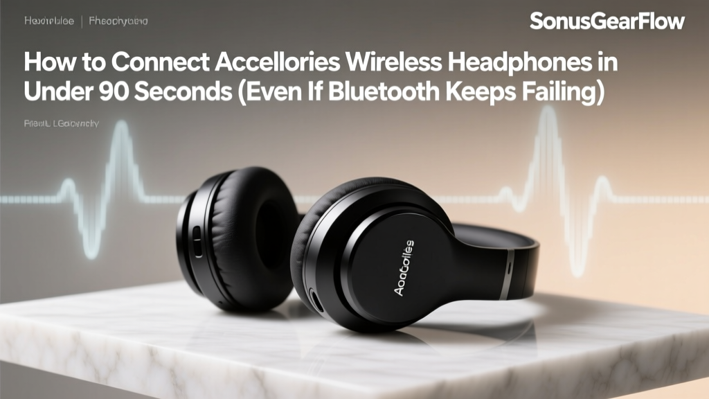 How to Connect Acellories Wireless Headphones in Under 90 Seconds (Even If Bluetooth Keeps Failing or Pairing Won’t Stick — Here’s the Real Fix)