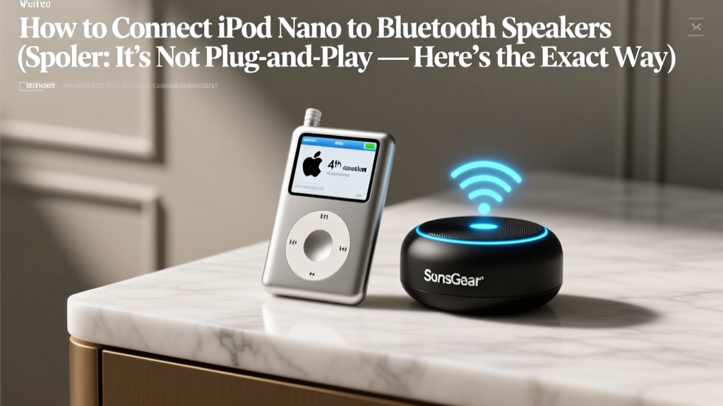 How to Connect iPod Nano to Bluetooth Speakers (Spoiler: It’s Not Plug-and-Play — Here’s the Exact Workaround That Actually Works in 2024 Without Losing Sound Quality)