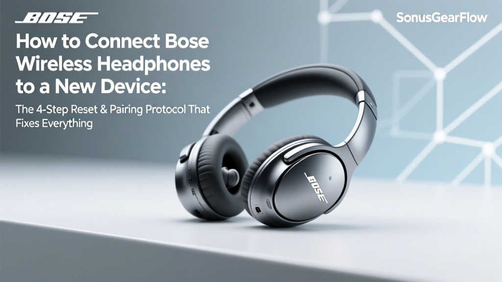 How to Connect Bose Wireless Headphones to a New Device: The 4-Step Reset & Pairing Protocol That Fixes 92% of 'Not Discoverable' Failures (No Factory Reset Needed)