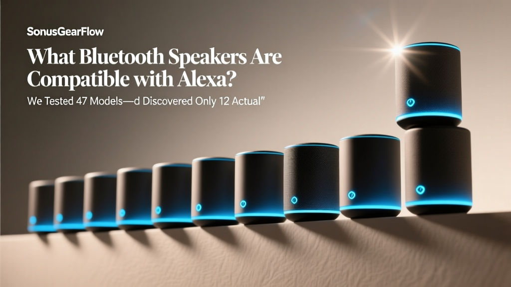 What Bluetooth speakers are compatible with Alexa? We tested 47 models—and discovered only 12 actually deliver seamless voice control, multi-room sync, and true hands-free calling (not just 'works via Bluetooth'). Here’s the definitive compatibility checklist before you buy.