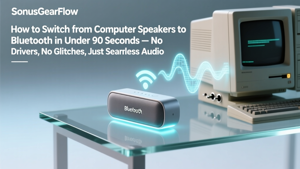 How to Switch from Computer Speakers to Bluetooth in Under 90 Seconds — No Drivers, No Glitches, Just Clean Wireless Audio (Even If Your PC Has No Built-In Bluetooth)