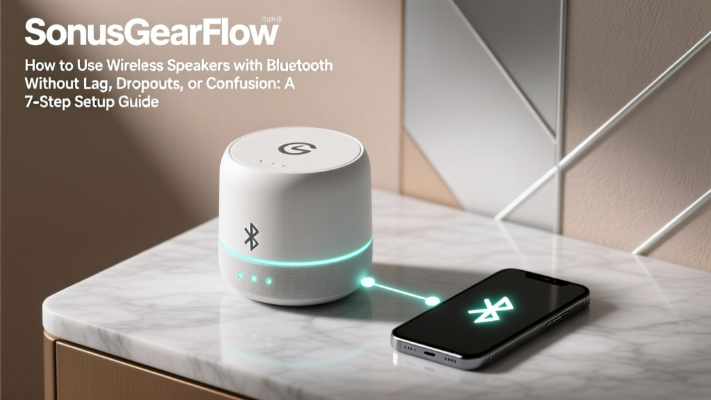 How to Use Wireless Speakers with Bluetooth Without Lag, Dropouts, or Confusion: A 7-Step Setup Guide That Works on Every Phone, Laptop, and Tablet (Even If You’ve Tried Before and Failed)