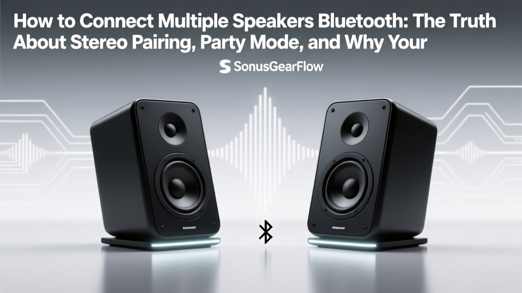 How to Connect Multiple Speakers Bluetooth: The Truth About Stereo Pairing, Party Mode, and Why Your 'Synced' Speakers Are Probably Out of Phase (And How to Fix It in Under 90 Seconds)