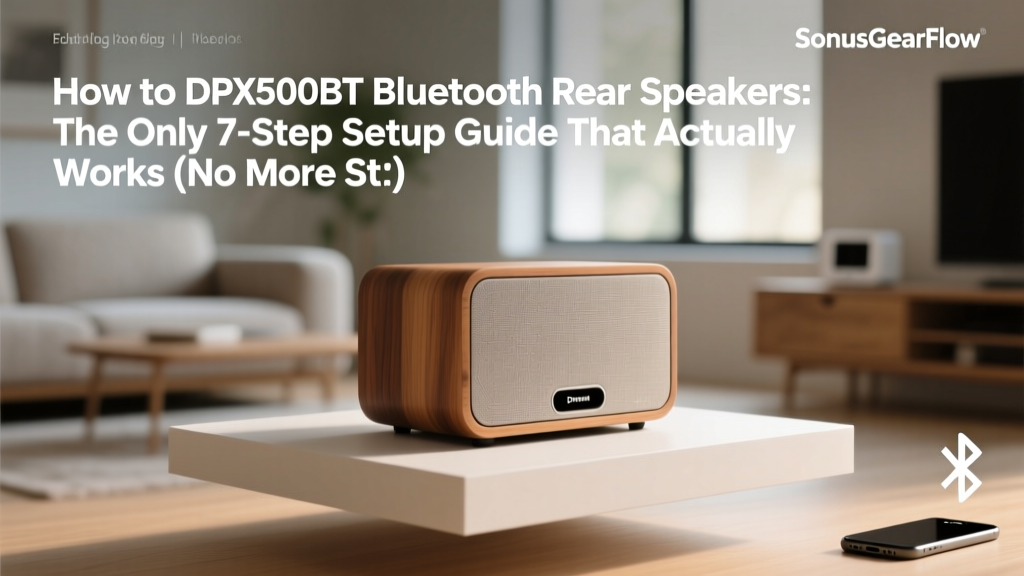 How to DPX500BT Bluetooth Rear Speakers: The Only 7-Step Setup Guide That Actually Works (No More Static, No More Pairing Loops, No More Guesswork)