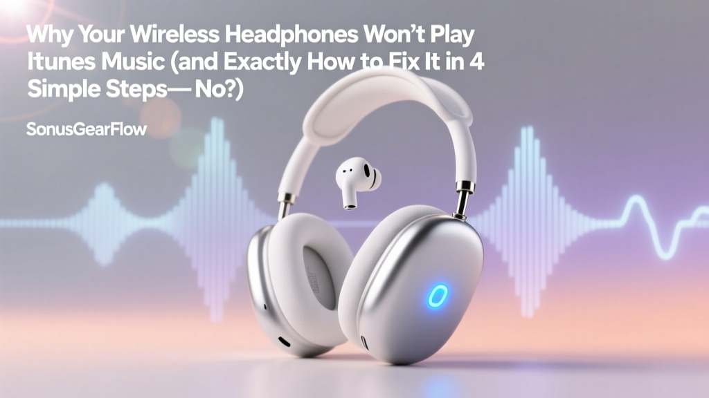 Why Your Wireless Headphones Won’t Play iTunes Music (and Exactly How to Fix It in 4 Simple Steps—No Adapter Needed)