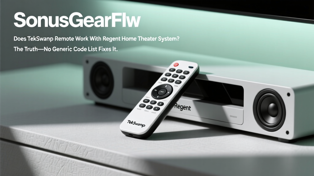 Does TekSwamp Remote Work With Regent Home Theater System? The Truth—No Generic Code List Fixes It, But Here’s Exactly How to Make Them Talk (3 Tested Methods + IR/RF Signal Diagnostics)