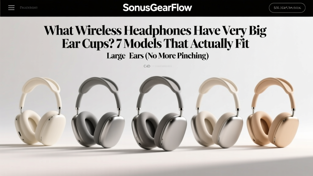 What Wireless Headphones Have Very Big Ear Cups? 7 Models That Actually Fit Large Ears (No More Pinching, Heat Buildup, or Sound Leakage in 2024)