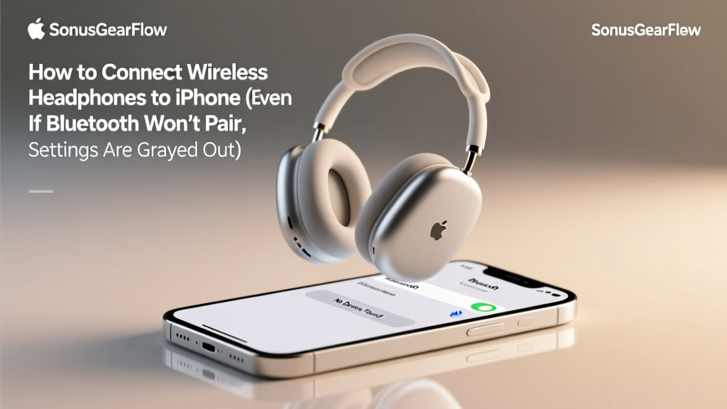 How to Connect Wireless Headphones to iPhone (Even If Bluetooth Won’t Pair, Settings Are Grayed Out, or You’re Using AirPods, Beats, or Sony) — A Step-by-Step Fix for Every Common Failure Mode