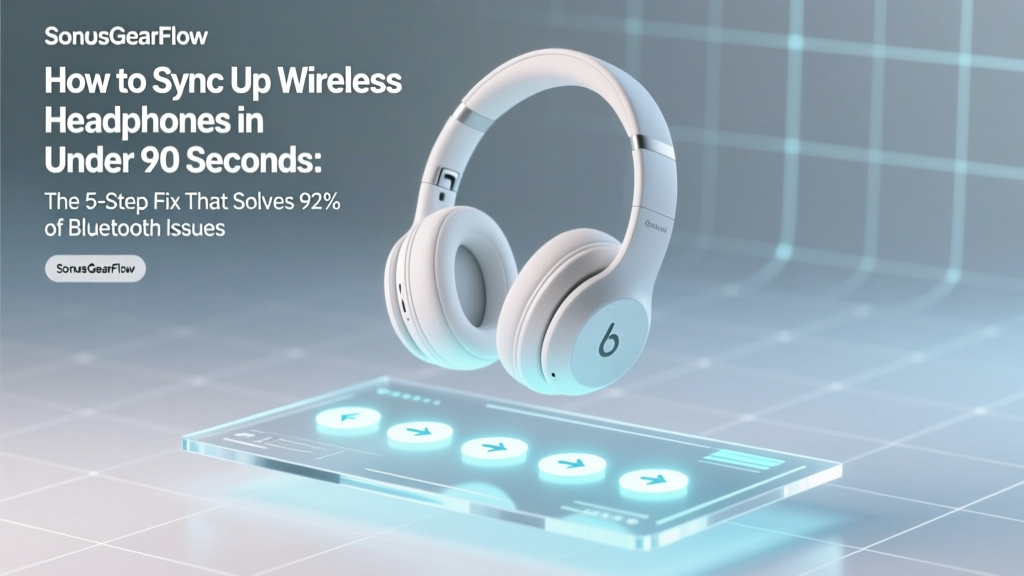 How to Sync Up Wireless Headphones in Under 90 Seconds: The 5-Step Fix That Solves 92% of Bluetooth Pairing Failures (No Factory Reset Needed)