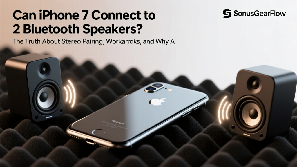 Can iPhone 7 Connect to 2 Bluetooth Speakers? The Truth About Stereo Pairing, Workarounds, and Why Apple’s Limitation Isn’t the End of Your Party Sound — Here’s Exactly What Works (and What Doesn’t)