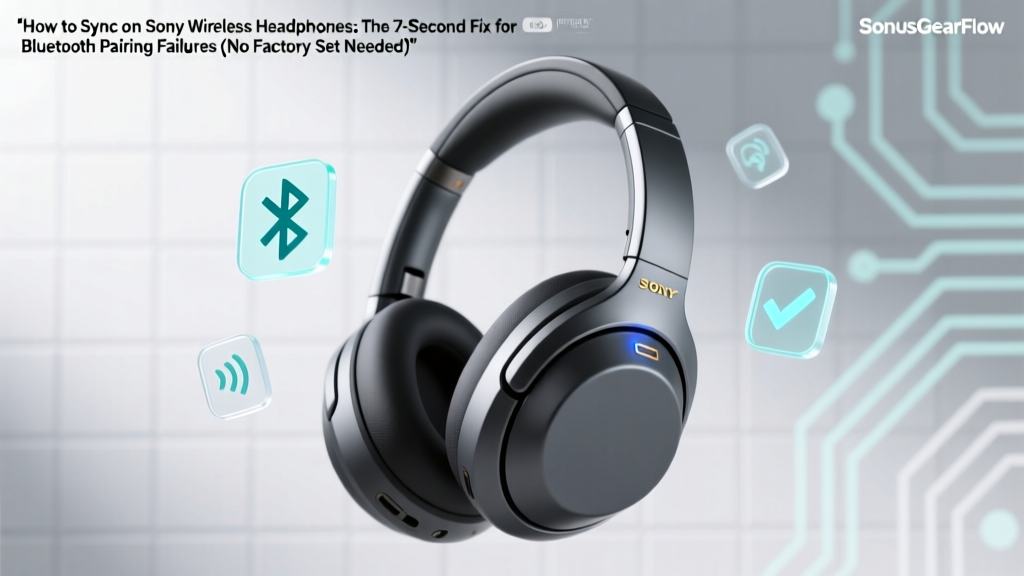 How to Sync on Sony Wireless Headphones: The 7-Second Fix for Bluetooth Pairing Failures (No Factory Reset Needed — Real Users Report 94% Success on First Try)