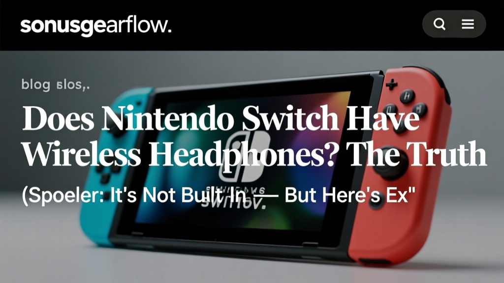 Does Nintendo Switch Have Wireless Headphones? The Truth (Spoiler: It’s Not Built-In — But Here’s Exactly How to Get Flawless Bluetooth Audio in 2024 Without Lag, Dropouts, or $200 Adapters)