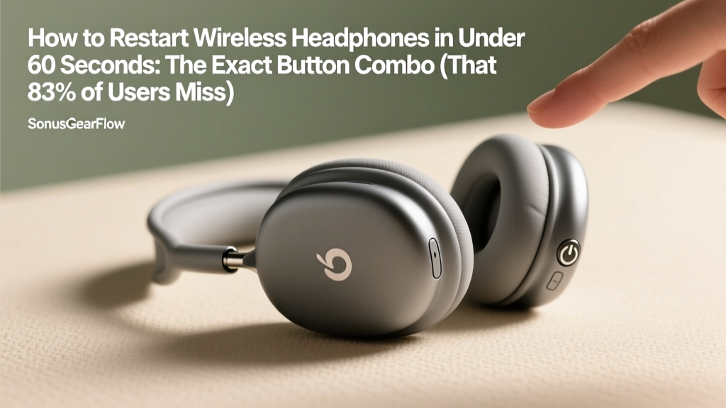 How to Restart Wireless Headphones in Under 60 Seconds: The Exact Button Combo (That 83% of Users Miss) + Why 'Turning Off' Isn’t Enough