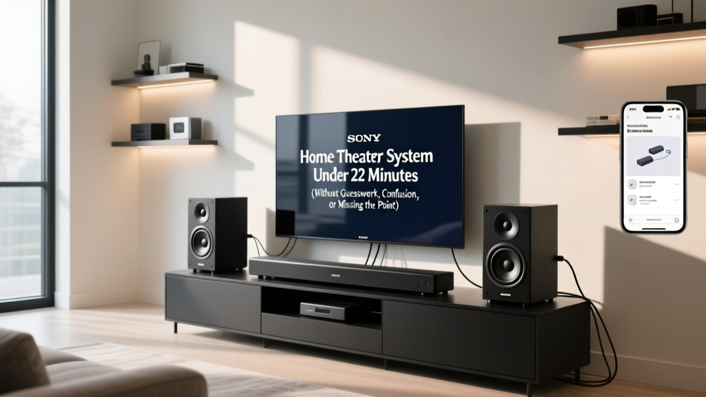 How to Set Sony Home Theater System in Under 22 Minutes (Without Guesswork, Confusion, or Missing the Sweet Spot — Even If You’ve Never Done It Before)