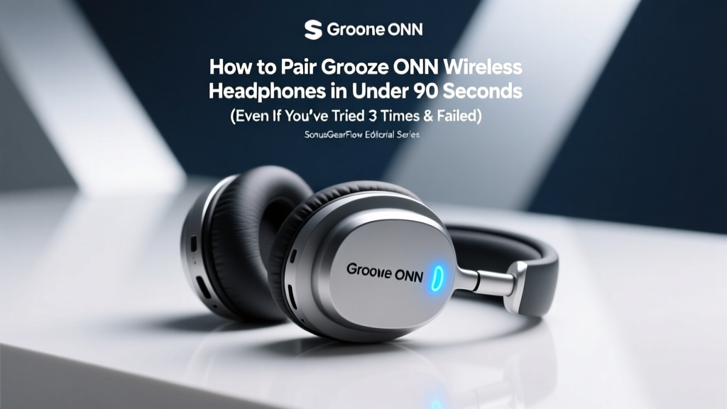 How to Pair Groove ONN Wireless Headphones in Under 90 Seconds (Even If You’ve Tried 3 Times & Failed — Here’s the Exact Button Combo Your Manual Missed)