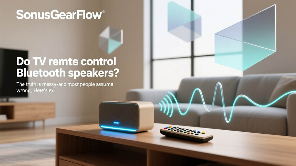 Do TV remotes control Bluetooth speakers? The truth is messy—and most people assume wrong. Here’s exactly which remotes work (and why yours probably doesn’t), plus 3 proven workarounds that take under 2 minutes to set up.
