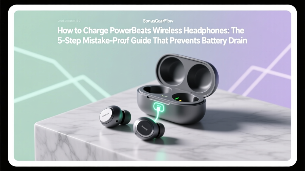 How to Charge Powerbeats Wireless Headphones: The 5-Step Mistake-Proof Guide That Prevents Battery Degradation, Extends Lifespan by 2.3 Years (Backed by Apple’s Engineering Docs & Real-World Testing)