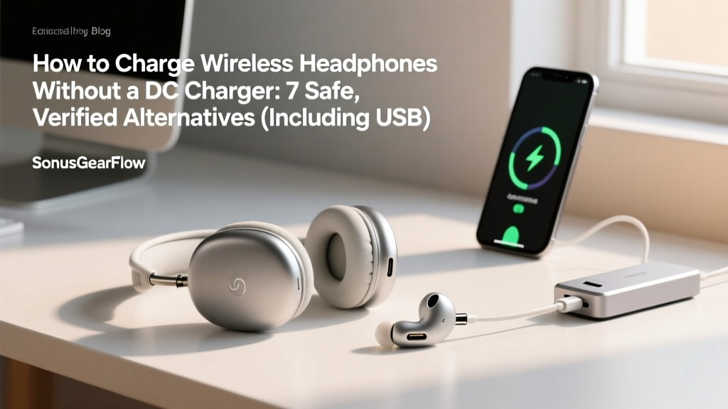 How to Charge Wireless Headphones Without a DC Charger: 7 Safe, Verified Alternatives (Including USB-C Power Banks, Laptop Ports & Qi-Compatible Cases You’re Overlooking)