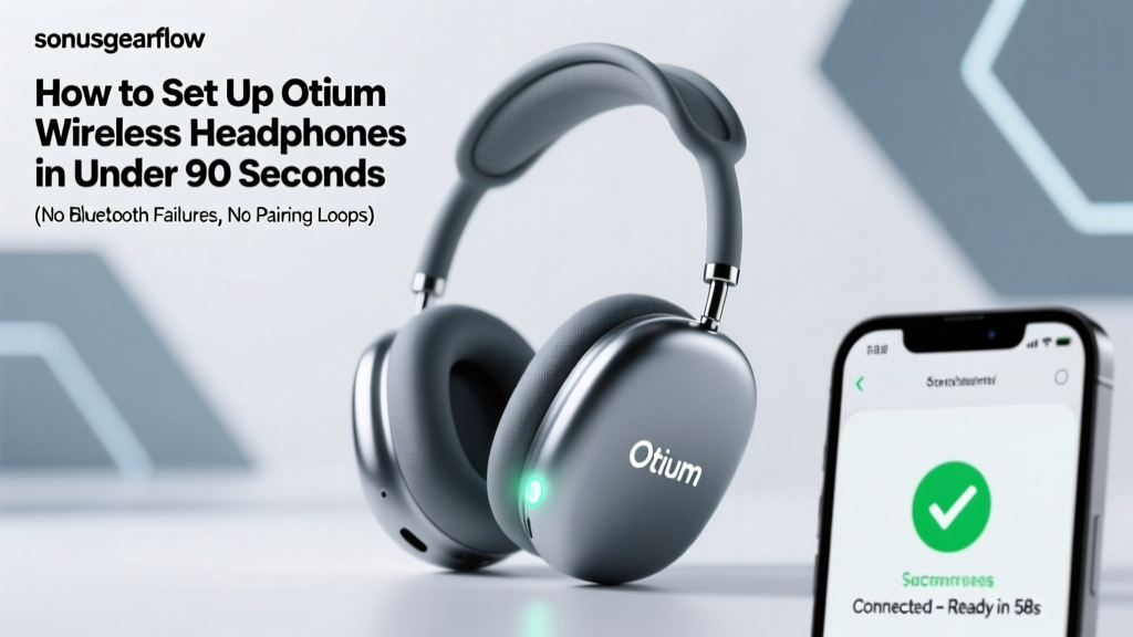 How to Set Up Otium Wireless Headphones in Under 90 Seconds (No Bluetooth Failures, No Pairing Loops — Just Clean, Confident Setup Every Time)