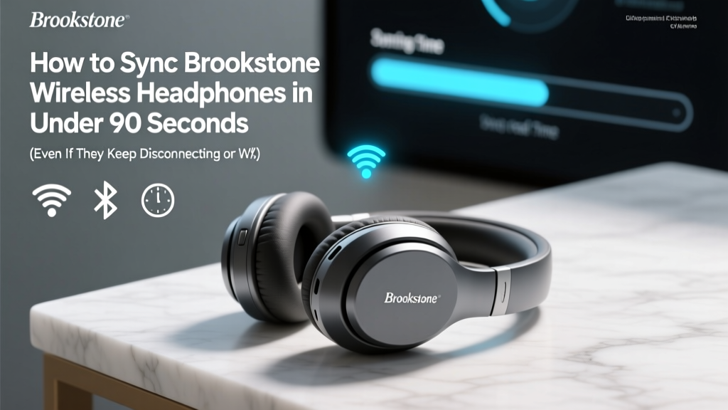 How to Sync Brookstone Wireless Headphones in Under 90 Seconds (Even If They Keep Disconnecting or Won’t Pair With Your Phone, Laptop, or TV)