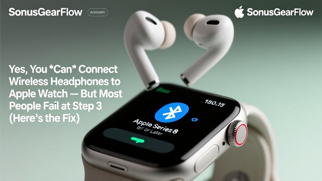 Yes, You *Can* Connect Wireless Headphones to Apple Watch — But Most People Fail at Step 3 (Here’s the Exact Bluetooth Workflow That Works Every Time)