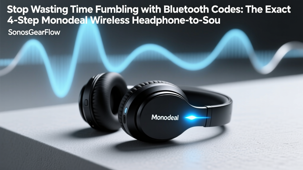 Stop Wasting Time Fumbling with Bluetooth Codes: The Exact 4-Step Monodeal Wireless Headphone-to-Soundbar Setup That Works Every Time (Even If Your Soundbar Doesn’t ‘See’ Them at First)