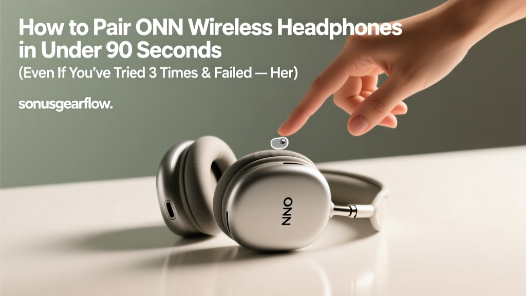 How to Pair ONN Wireless Headphones in Under 90 Seconds (Even If You’ve Tried 3 Times & Failed — Here’s Why It’s Not Your Fault)