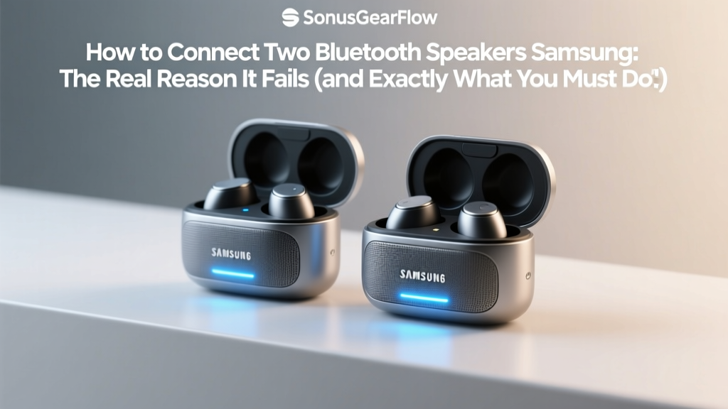 How to Connect Two Bluetooth Speakers Samsung: The Real Reason It Fails (and Exactly What You Must Do Instead of Pairing Twice)