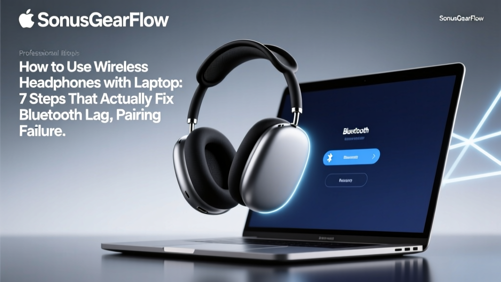 How to Use Wireless Headphones with Laptop: 7 Steps That Actually Fix Bluetooth Lag, Pairing Failures, and Audio Dropouts (No Tech Degree Required)