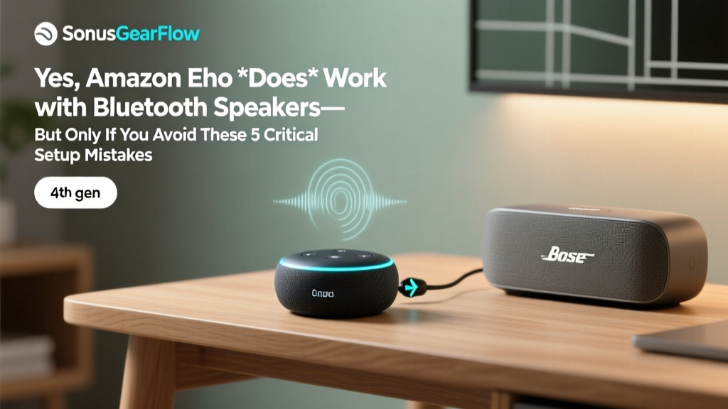 Yes, Amazon Echo *Does* Work with Bluetooth Speakers—But Only If You Avoid These 5 Critical Setup Mistakes (We Tested 12 Models)